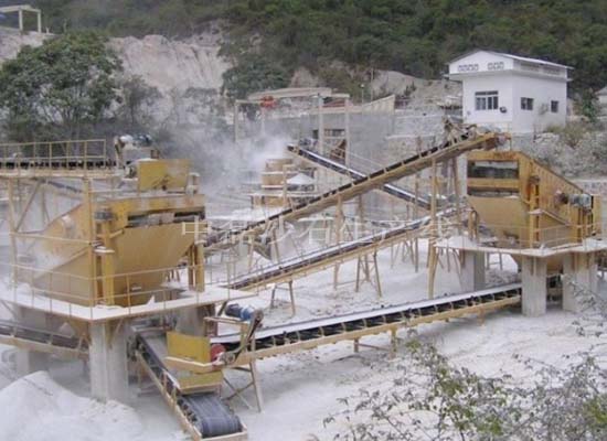 內(nèi)蒙古沙石生產(chǎn)線客戶現(xiàn)場(chǎng)